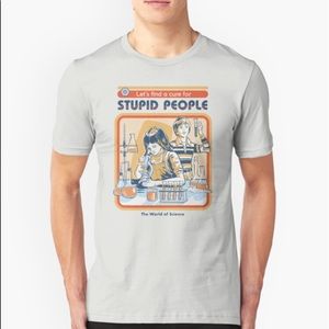A Cure For Stupid People Tee By Steven Rhodes